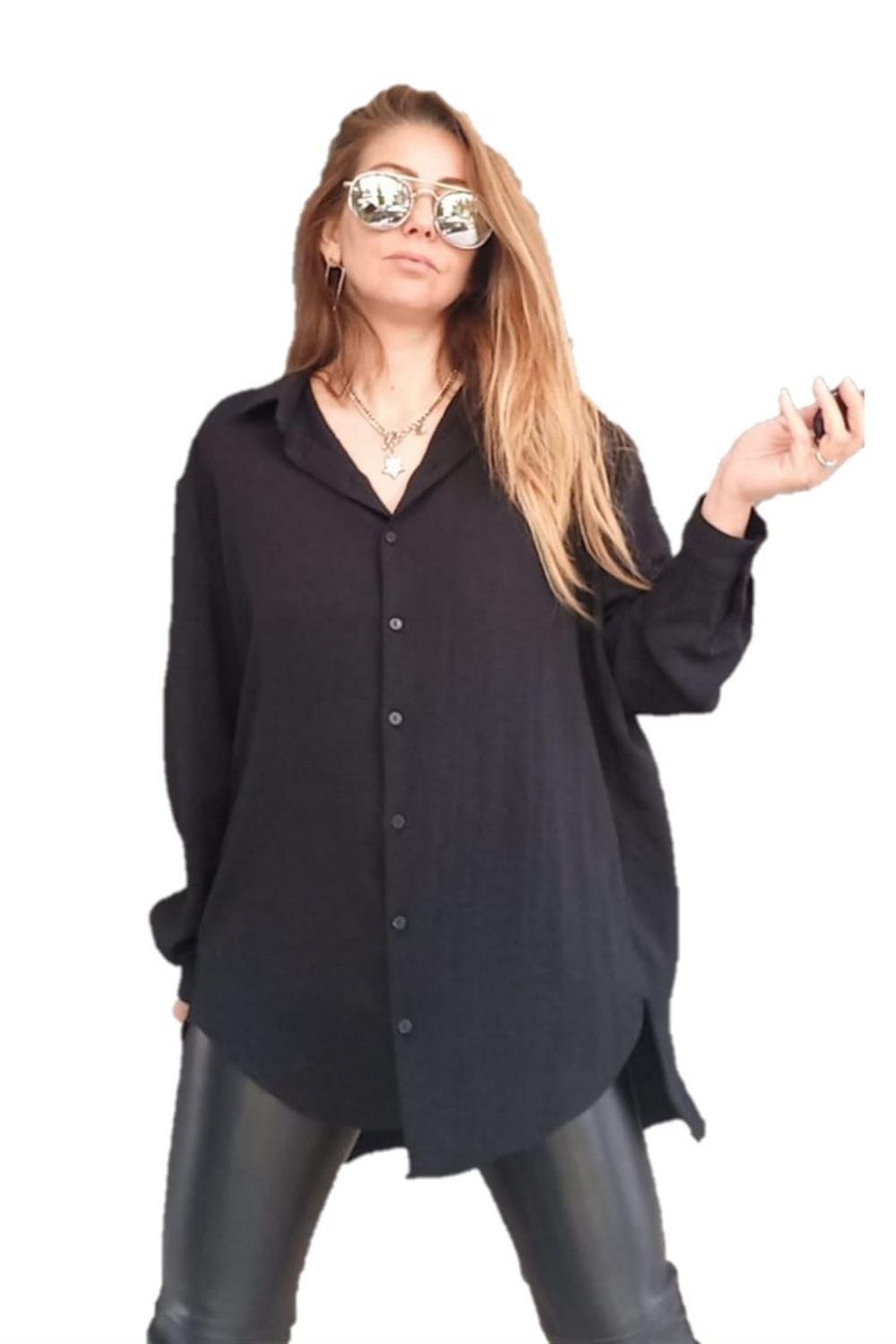 Oversize Ayrobin Gömlek