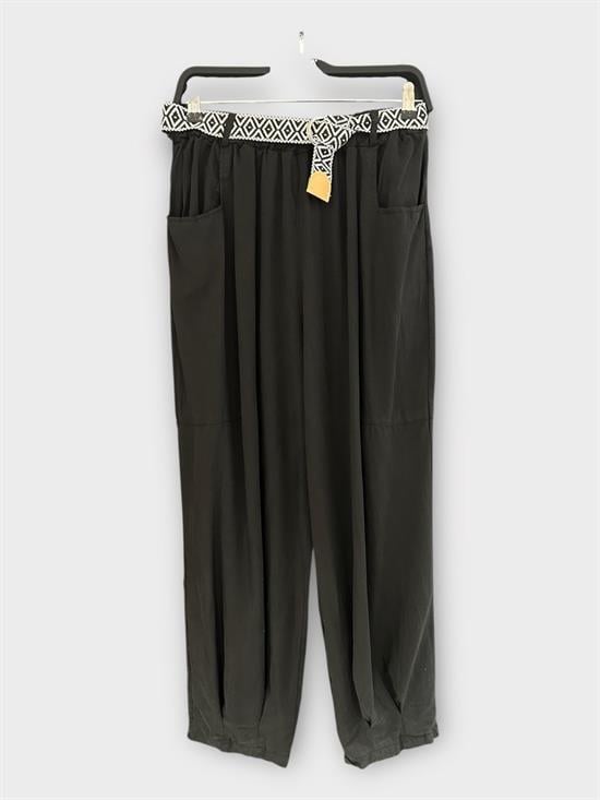 Tencel Kumaş Bilek Boy Pantolon