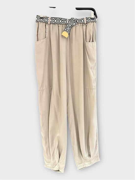 Tencel Kumaş Bilek Boy Pantolon