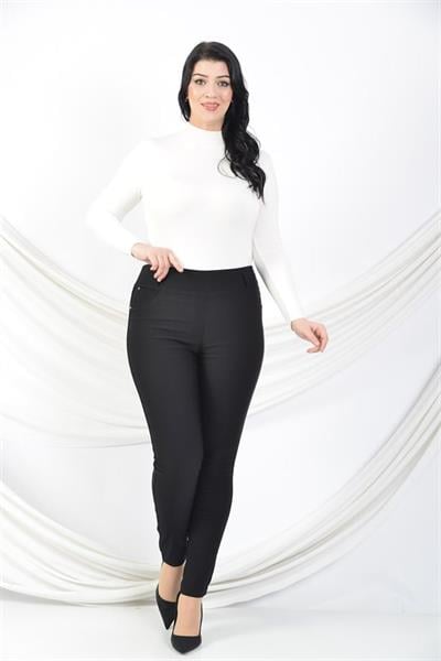 Beli lastikli Yüksek Bel Jesica Pantolon