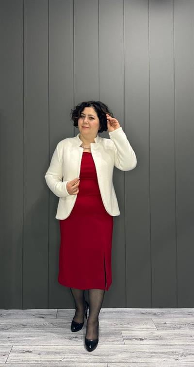 İtalyan Klasik Ceket Beyaz