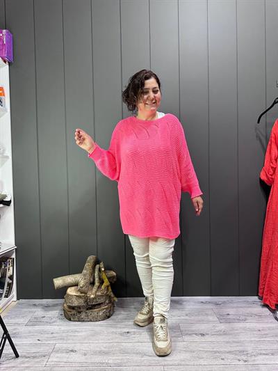 Pamuklu Merserize Salaş Kadın Bluz | Rahat Kalıp