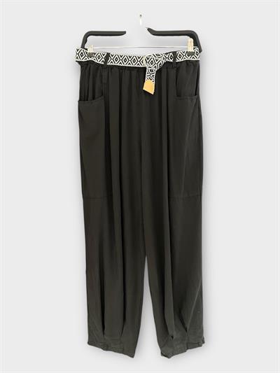 Tencel Kumaş Bilek Boy Pantolon