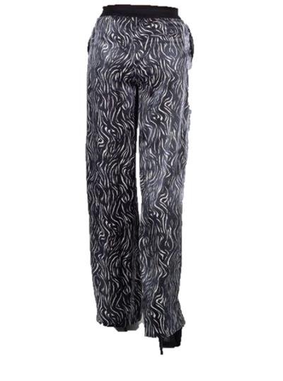Zebra Desen Saten pantolon