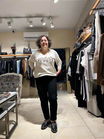Toparlayıcı Yüksek Bel Kadife Punto Kumaş Pantolon