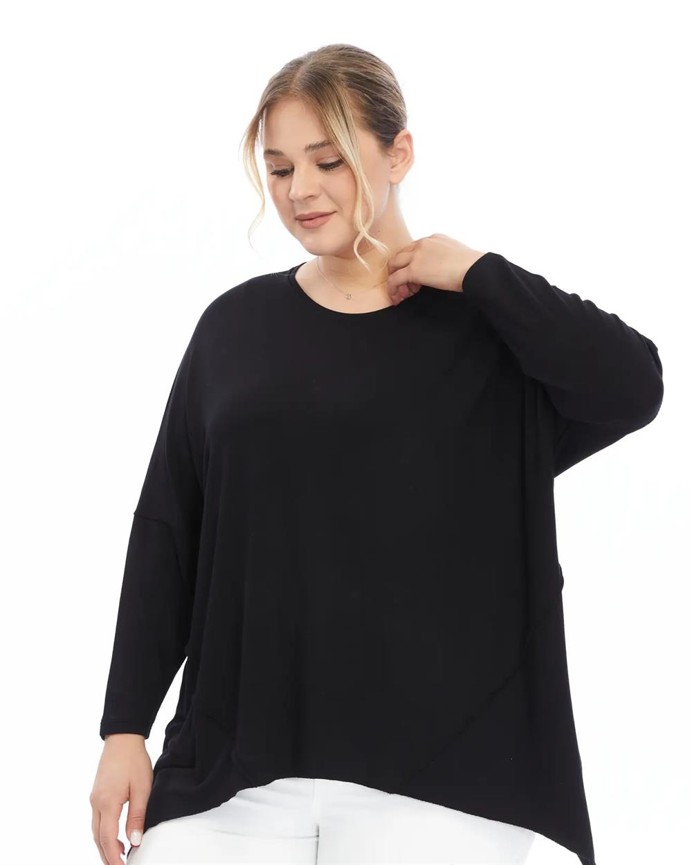 Triko Tunik Siyah