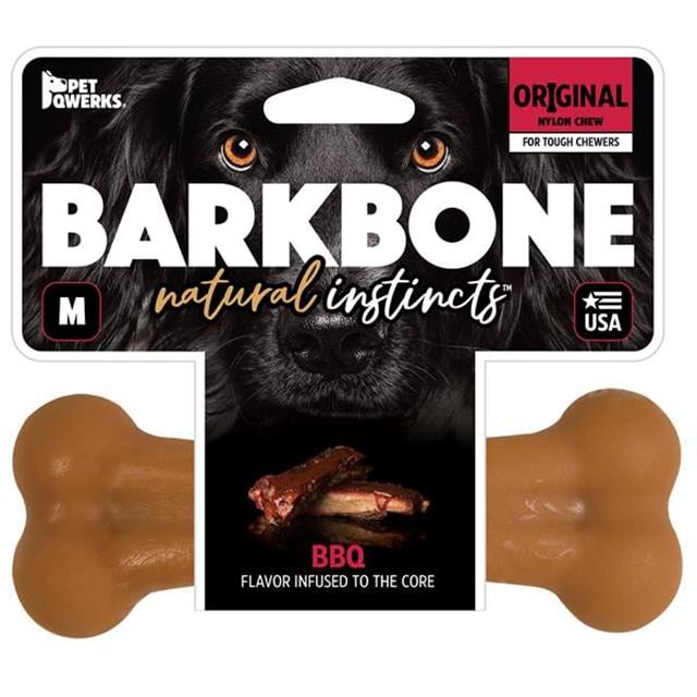 BarkBone Original Barbekü Aromalı Köpek Çiğneme Kemiği (Orta Boy)