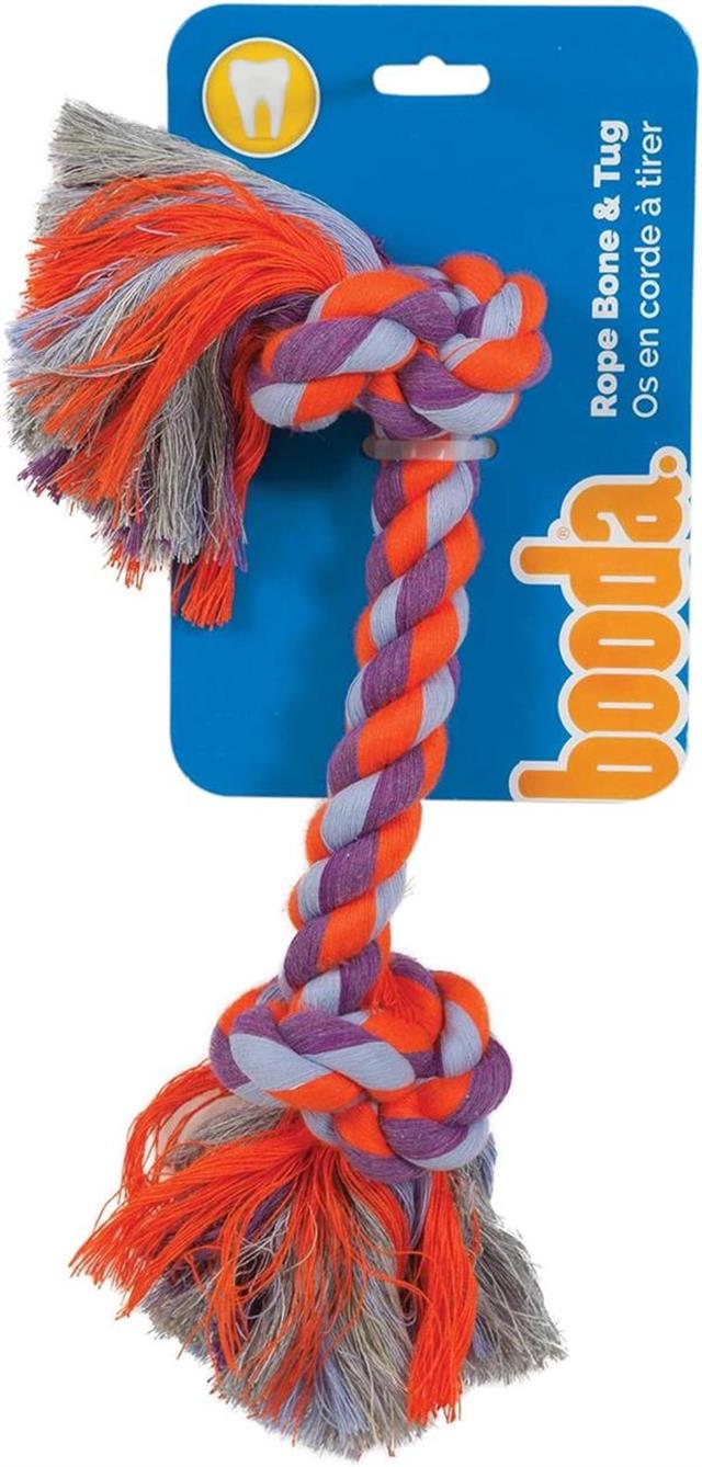 Booda İki Düğümlü Köpek Çekiştirme Halatı (XL Boy)
