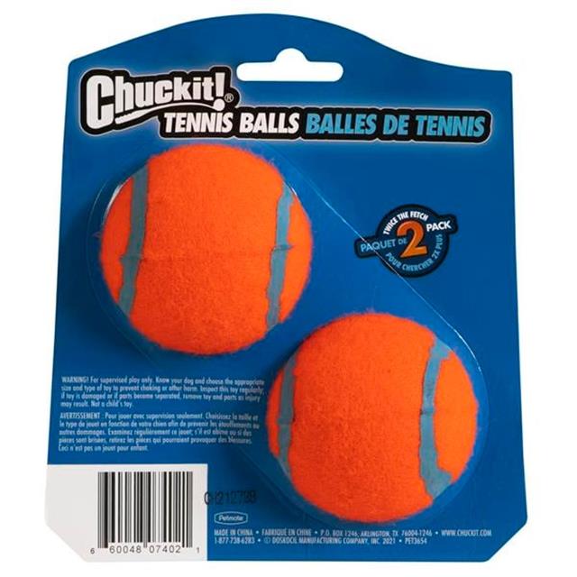 Chuckit! 2'li Köpek Tenis Oyun Topu (Orta Boy)