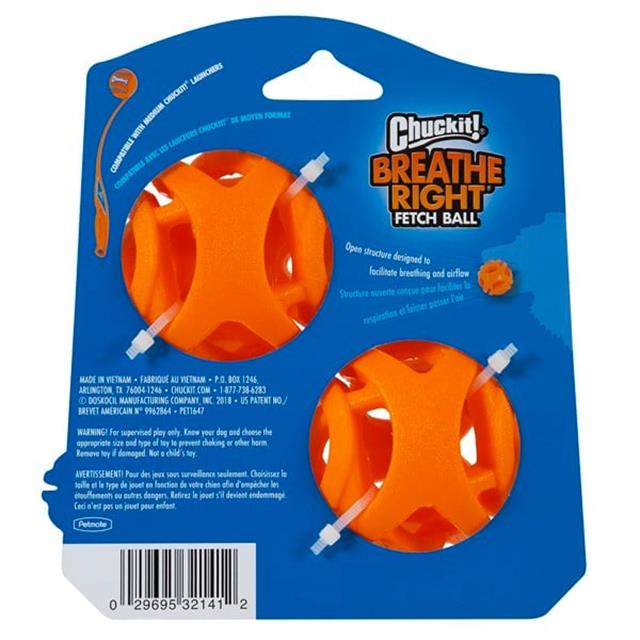 Chuckit! Air Fetch Ball 2'li Köpek Oyun Topu (Orta Boy)