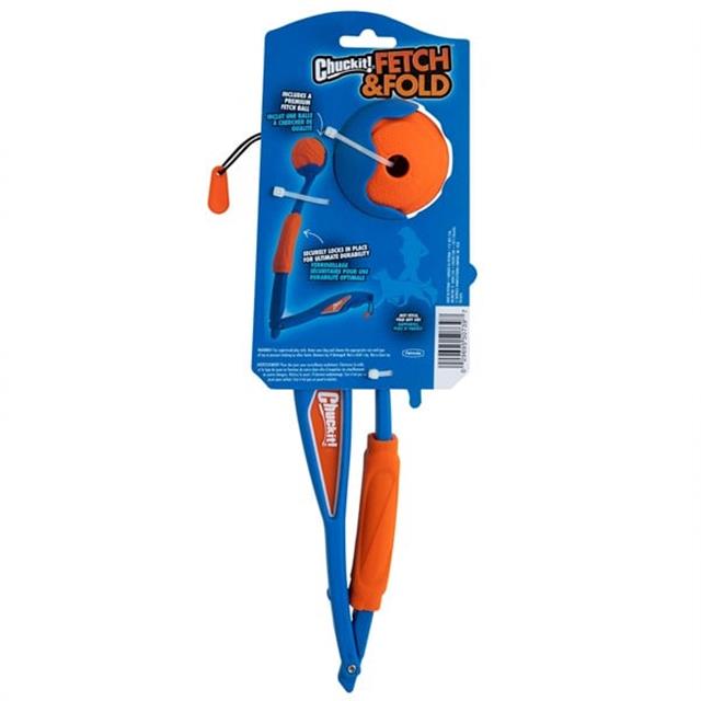 Chuckit! Fetch & Fold Katlanabilir Top Fırlatıcı (Fetch Ball Hediyeli)