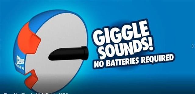 Chuckit! Giggle Kick Fetch Sesli Oyun Topu