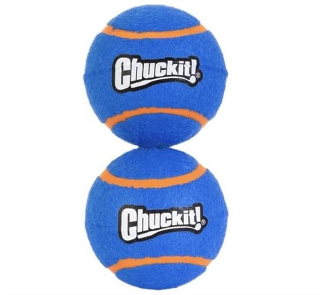 Chuckit! Sesli 2'li Tenis Köpek Oyun Topu (Orta Boy)