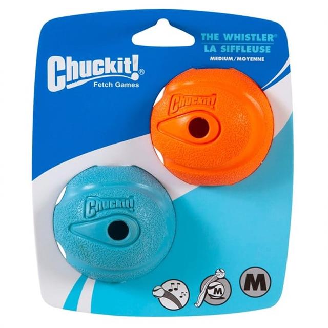 Chuckit! The Whistler 2'li Köpek Oyun Topu (Orta Boy)