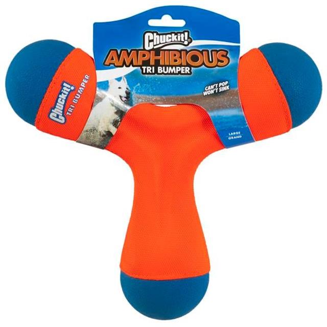 Chuckit! Tri-Bumper Suda Batmayan 3 Kollu Köpek Oyuncağı (Büyük Boy)