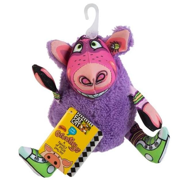 Fat Cat Gruntleys Sesli Peluş Köpek Oyuncağı