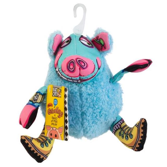 Fat Cat Gruntleys Sesli Peluş Köpek Oyuncağı