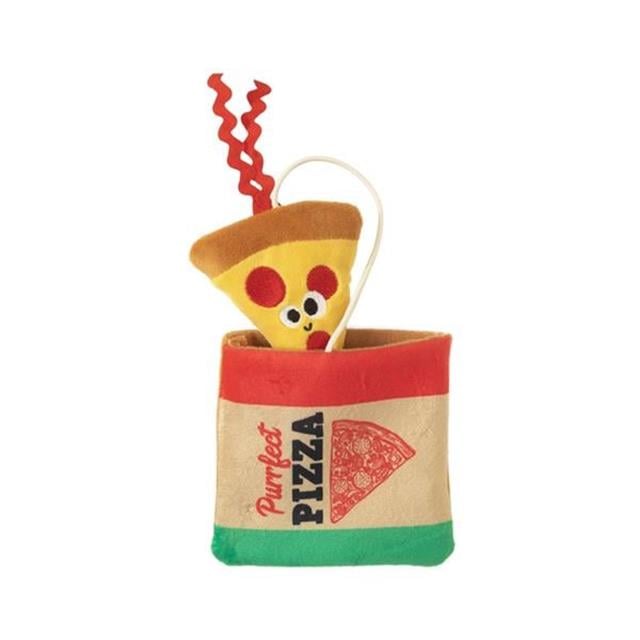 Mad Cat Purrfect Pizza Kedi Otlu ve Matatabili 2'li Kedi Oyuncağı