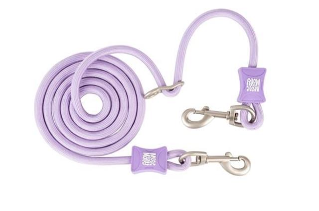 Matrix 2.0 Rope Leash Çok Fonksiyonlu Köpek Gezdirme Kayışı - Lila