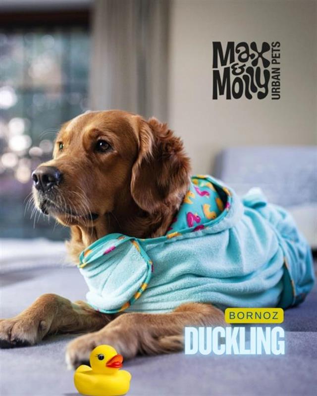 Max & Molly Duckling Köpek Bornozu