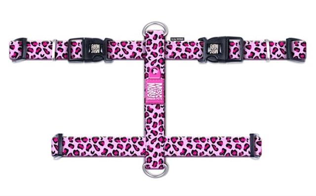 Max & Molly Leopard Pink Köpek Göğüs Tasması