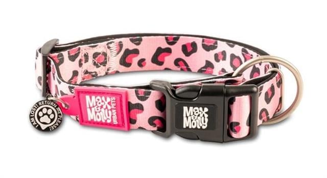 Max & Molly Leopard Pink Smart ID Köpek Boyun Tasması