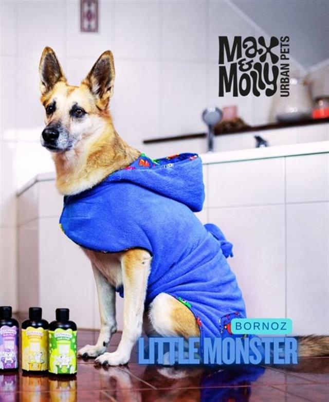 Max & Molly Little Monster Köpek Bornozu