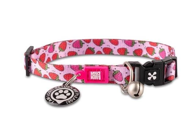 Max & Molly Strawberry Dream Smart ID Kedi Boyun Tasması