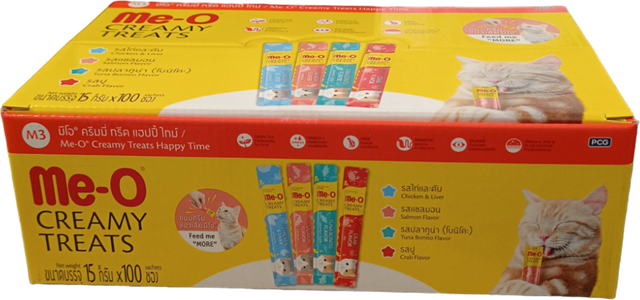 Me-O Creamy Treats Mutluluk Mix M3 100x15GR