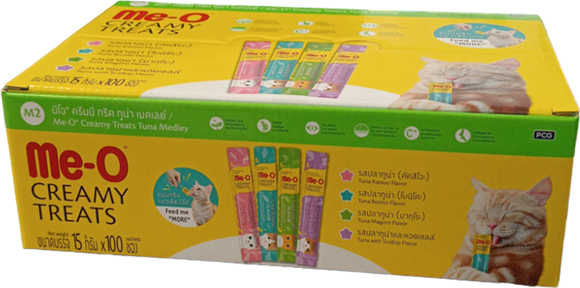 Me-O Creamy Treats Tuna Mix M2 100x15GR