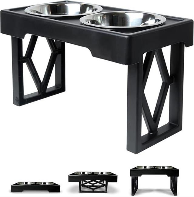 Pet Zone OurPets Barking Bistro Ayarlanabilir Yükseklikli 2 x 1.75 lt Mama ve Su Kabı