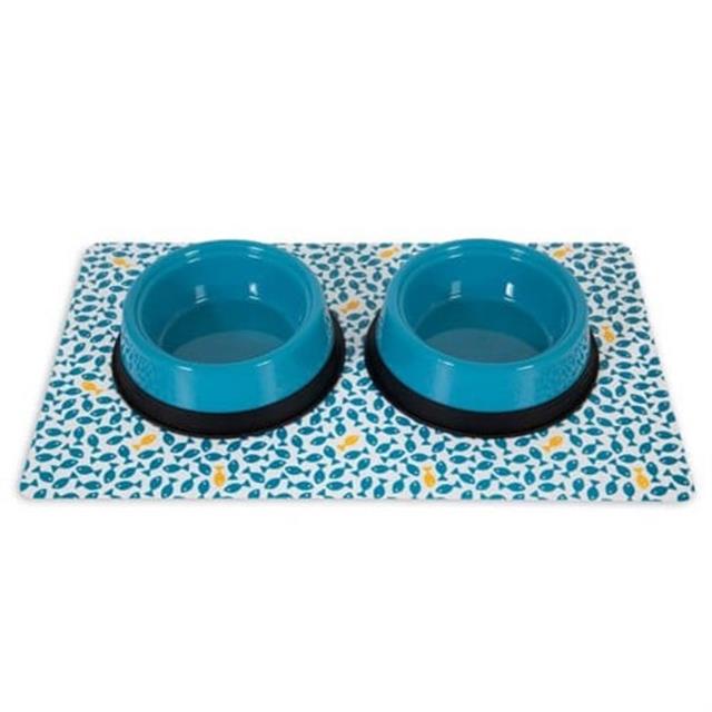 Petmate Plastik Mat (Balık Desenli)