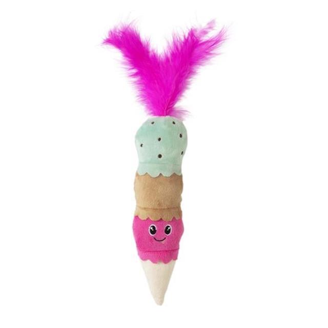 Quirky Kitty Ice Cream Kicker Matatabili Hışırtılı Kedi Oyuncağı