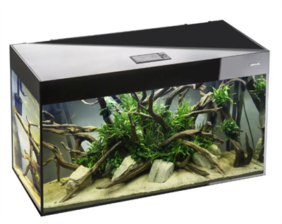 Aquael Glossy ST Akvaryum Seti 120 D&N Siyah