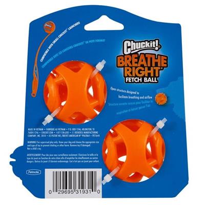 Chuckit! Air Fetch Ball 2'li Köpek Oyun Topu (Küçük Boy)