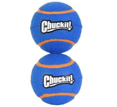 Chuckit! Sesli 2'li Tenis Köpek Oyun Topu (Orta Boy)