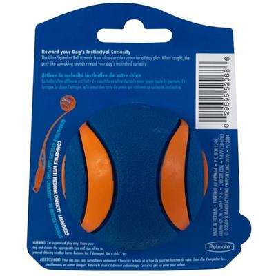 Chuckit! Ultra Squeaker Sesli Köpek Oyun Topu (Orta Boy)