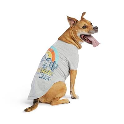 GF Pet Graphic Tee Köpek Tshirt - Gri