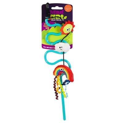 Mad Cat Rainbow Chaser Kedi Otlu ve Matatabili Oyuncaklı Kedi Oltası