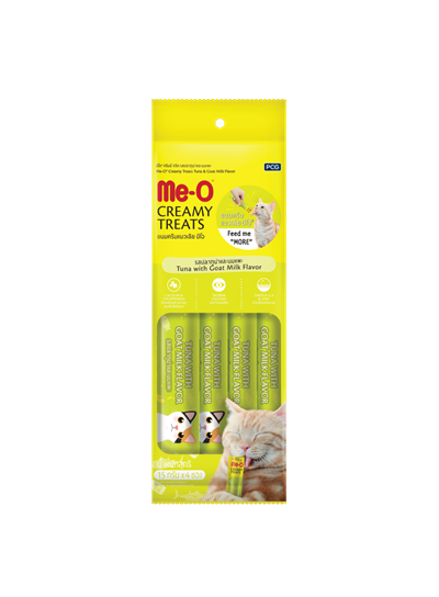 Me-O Creamy Ton Balığı/Keçi Sütlü Kedi Ödülü 4x15GR - 10