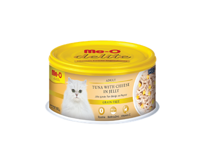 Me-O Delite Ton Balığı/Peynirli Kedi Konservesi 80GR