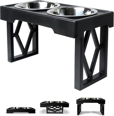 Pet Zone OurPets Barking Bistro Ayarlanabilir Yükseklikli 2 x 1.75 lt Mama ve Su Kabı
