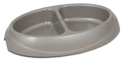 Petmate Double Diner Ultra Hafif Mama ve Su Kabı (Küçük)