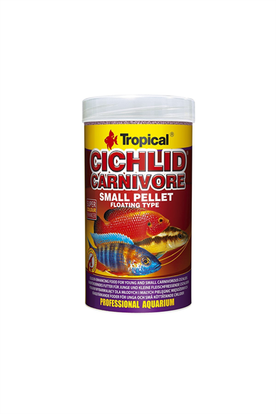 Tropical Cichlid Carnivore Small Pellet 1000ml/360Gr