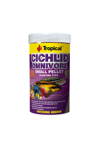 Tropical Cichlid Omnıvore Small Pellet 1000ml/360Gr