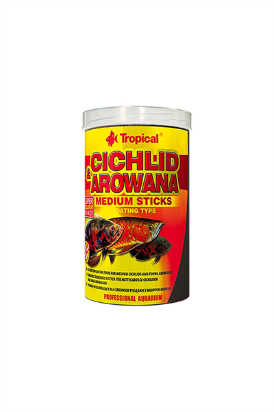 Tropical Cichlid&Arowana Medium Sticks 250ml/90Gr