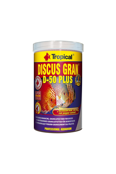 Tropical Discus Gran D-50 Plus 1000ml/440Gr