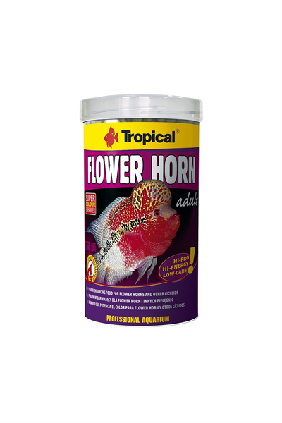 Tropical Flower Horn Adult Pellet 1000ml/380Gr