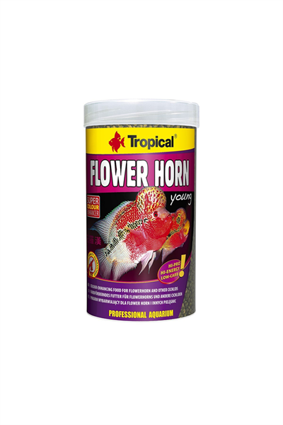 Tropical Flower Horn Young Pellet 1000ml/380Gr
