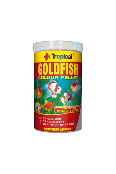 Tropical Goldfish Colour Pellet Size S 250ml/110Gr